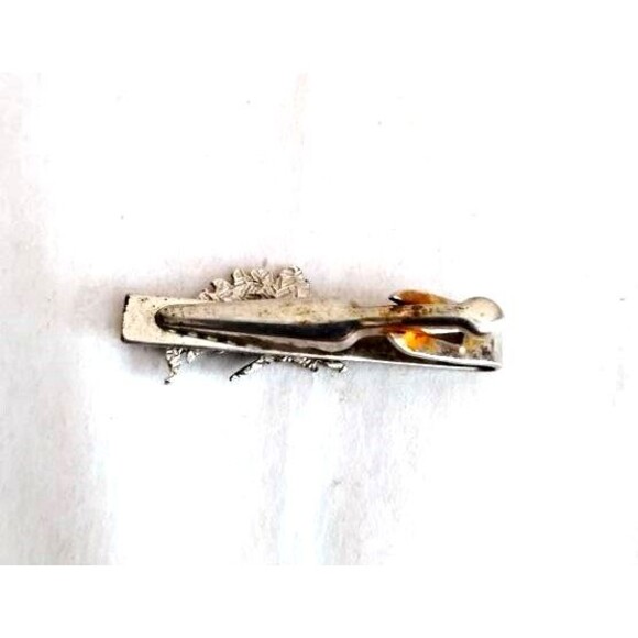 50s 60s Vintage Swordfish Tie Clip, Silver Tone Metal - Picture 3 of 3
